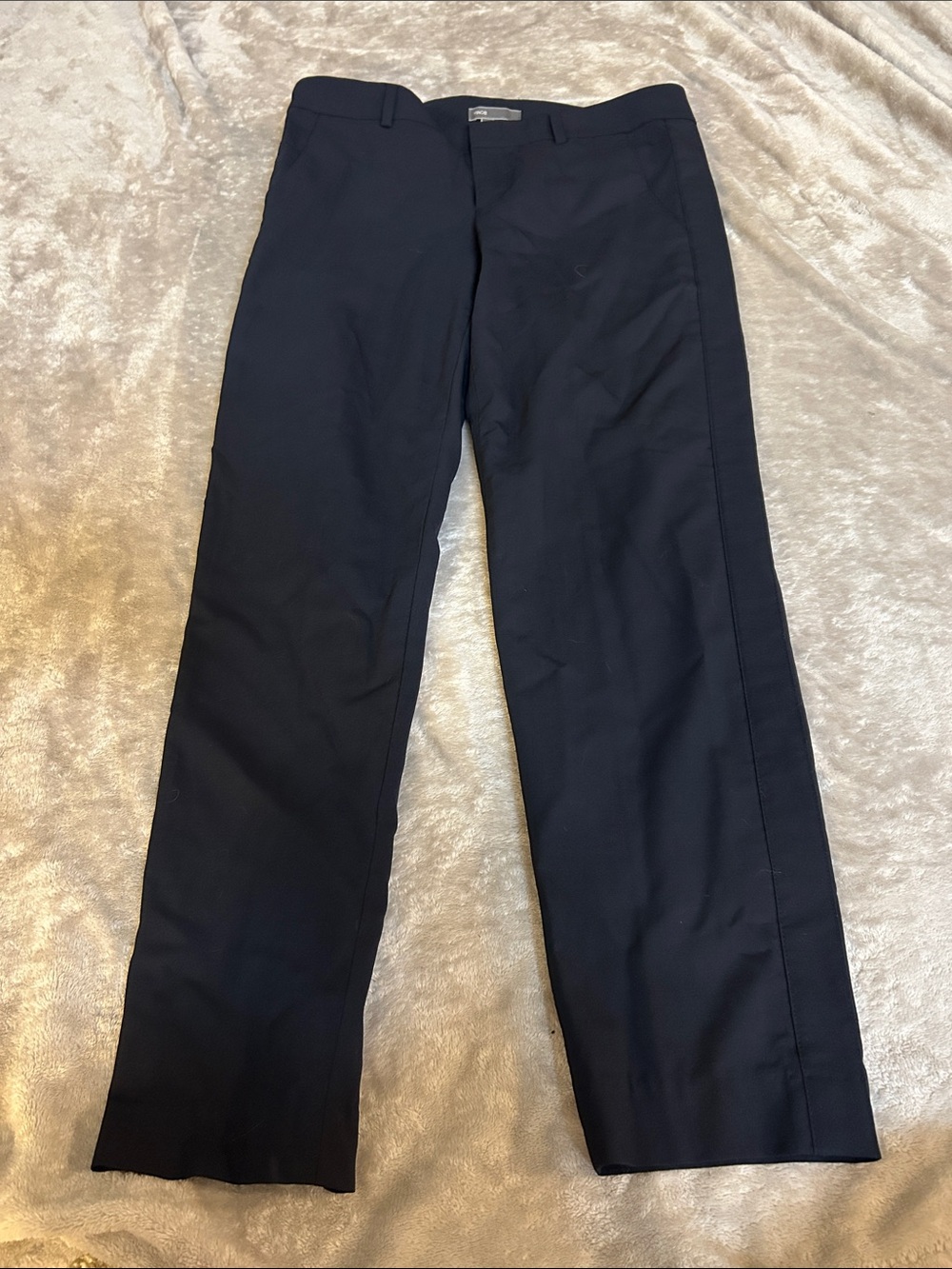Vince wool navy ankle pant